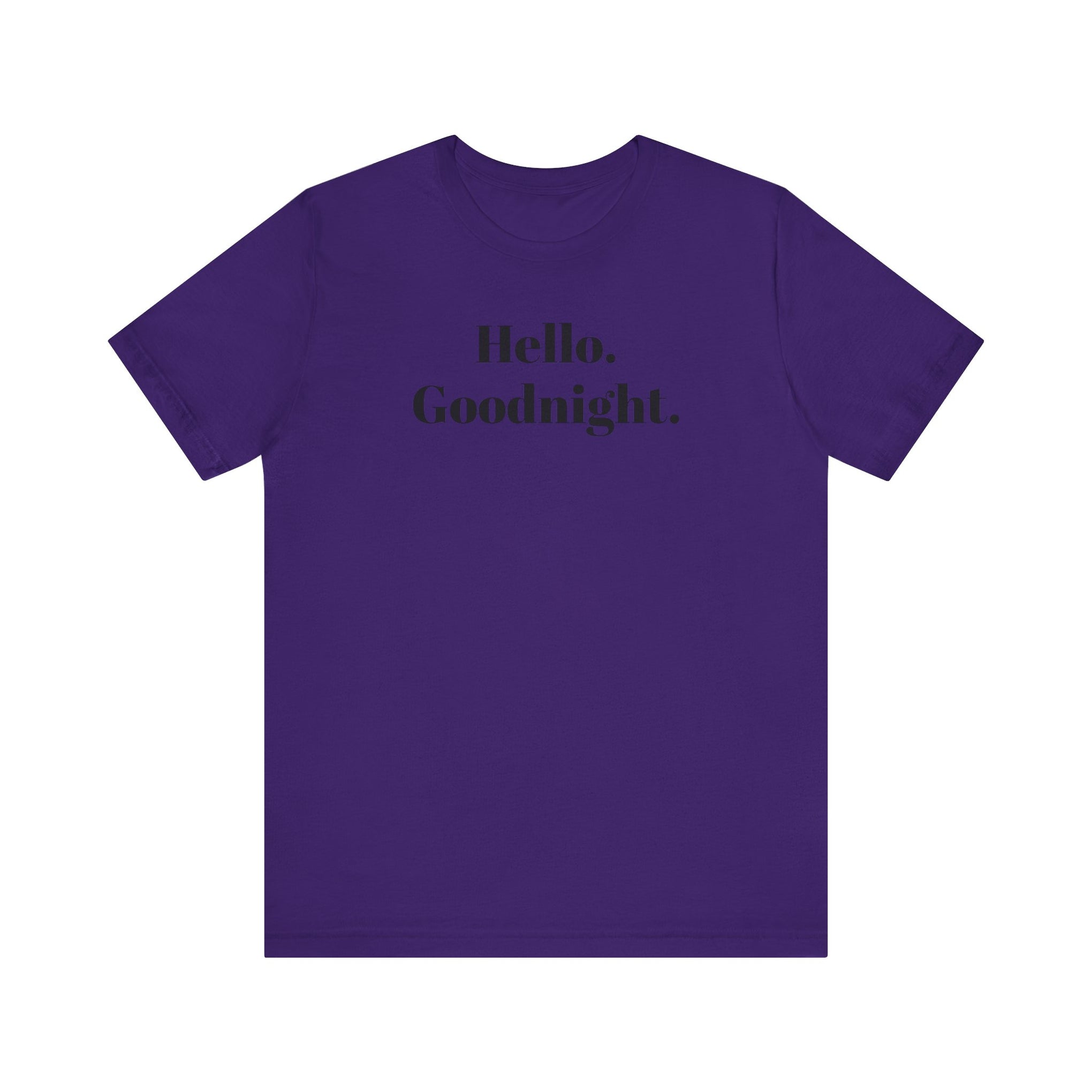 T-Shirt Hello Goodnight Carribean Greeting