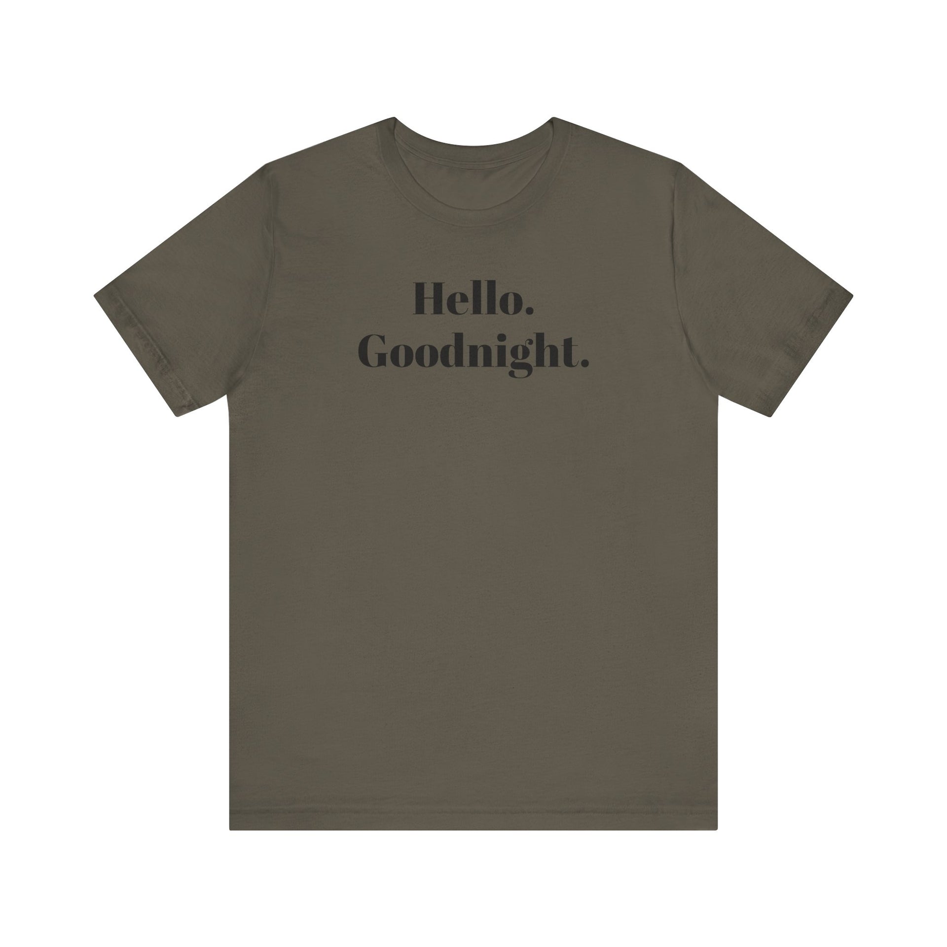 T-Shirt Hello Goodnight Carribean Greeting