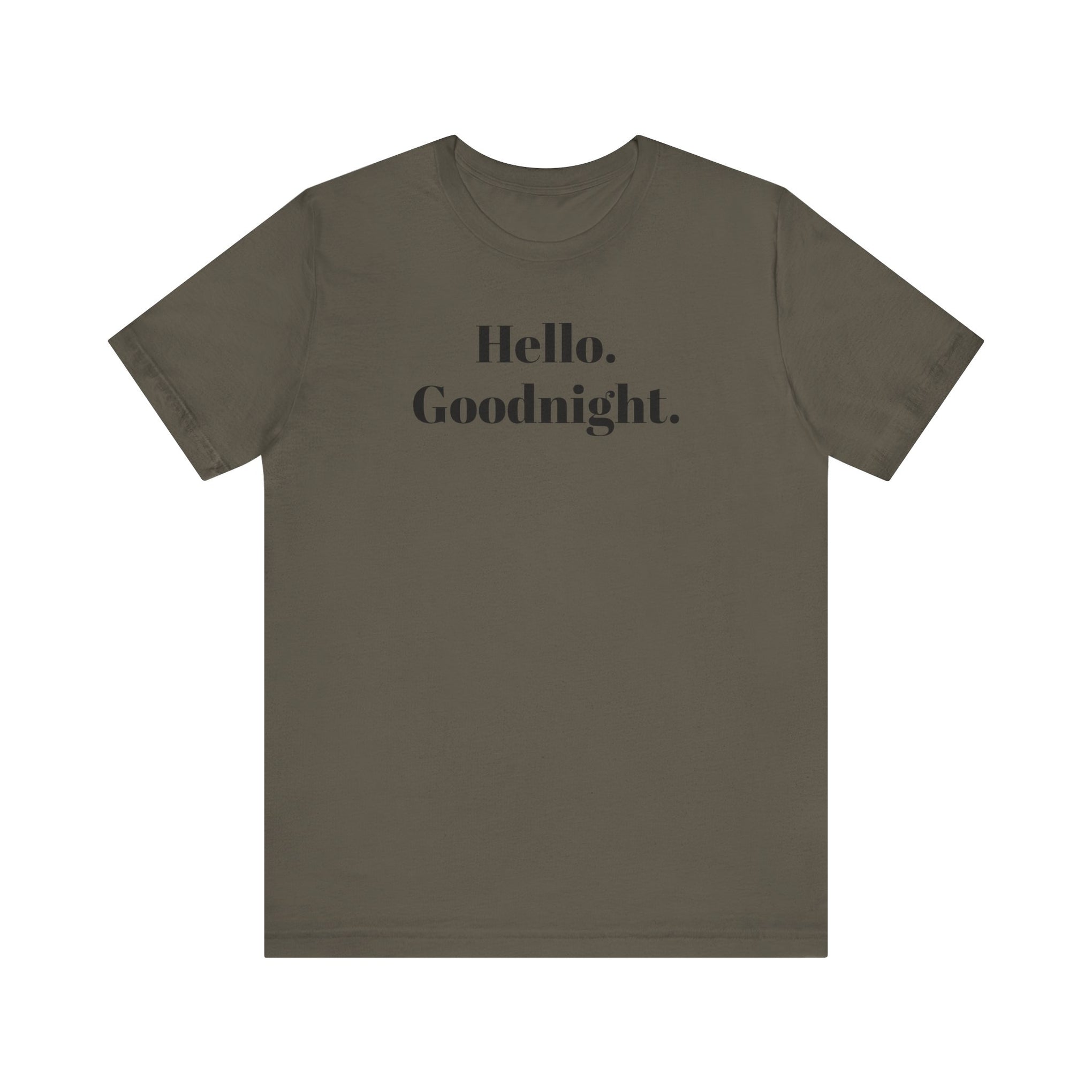 T-Shirt Hello Goodnight Carribean Greeting