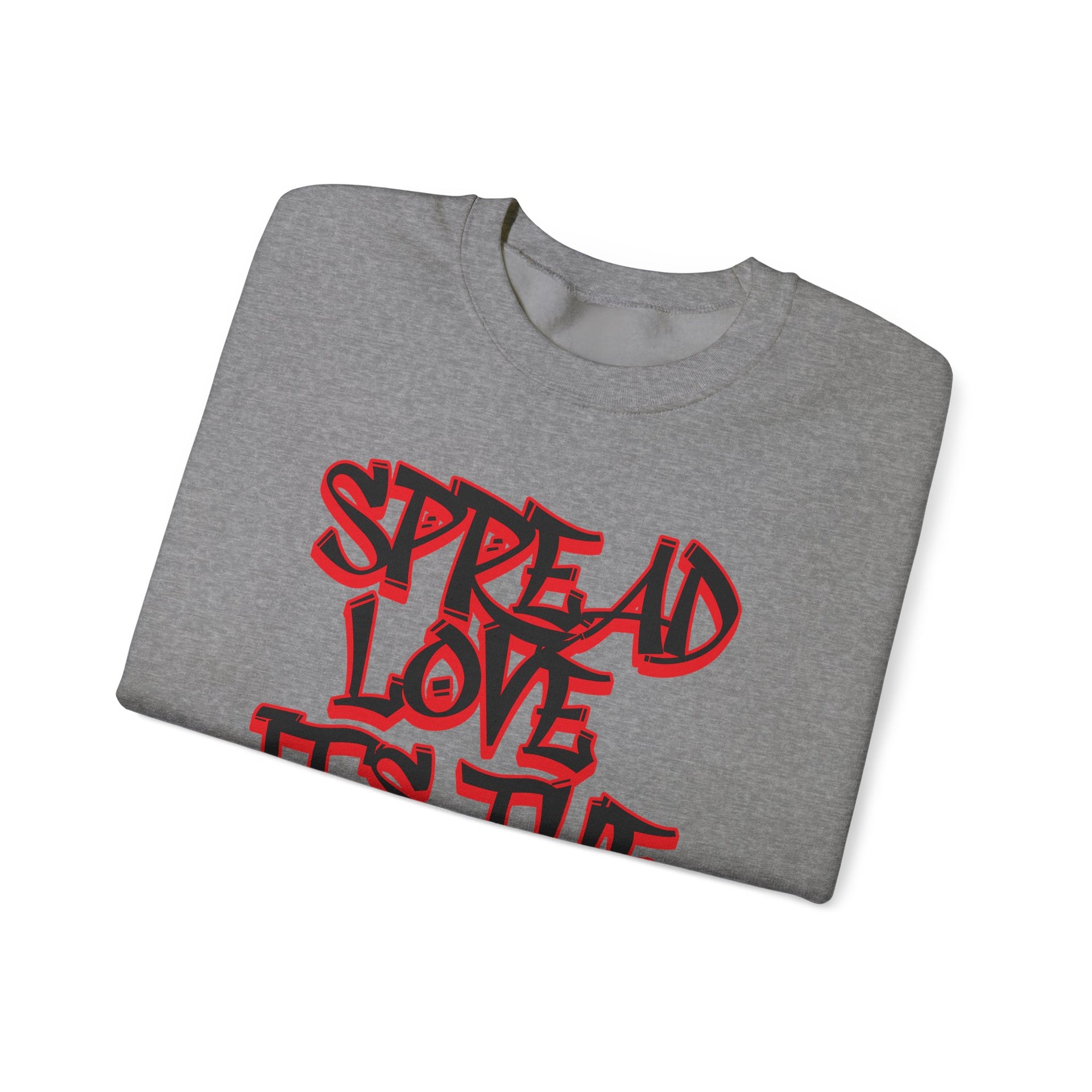Spread Love Christian Sweatshirt | Unisex Heavy Blend Crewneck