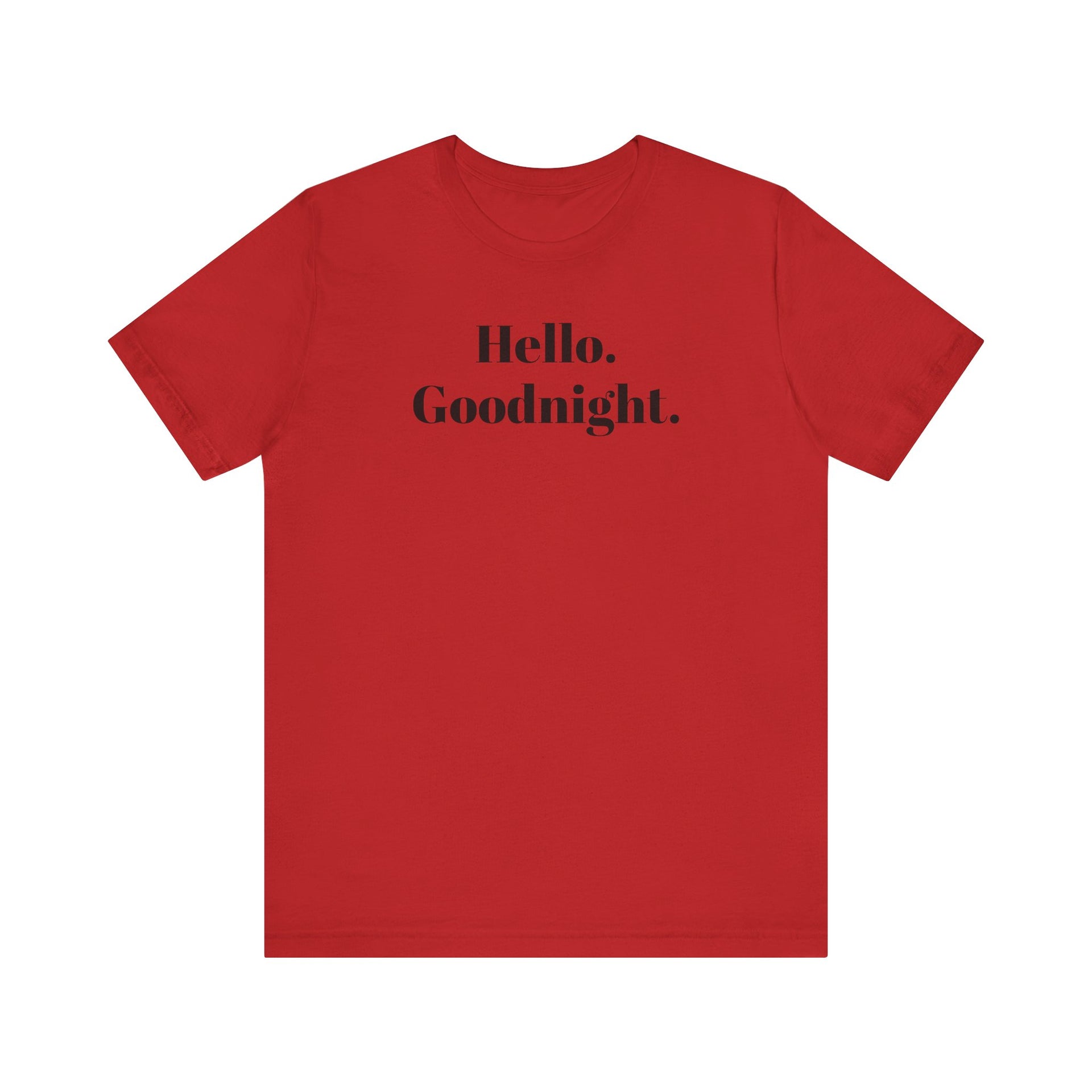 T-Shirt Hello Goodnight Carribean Greeting