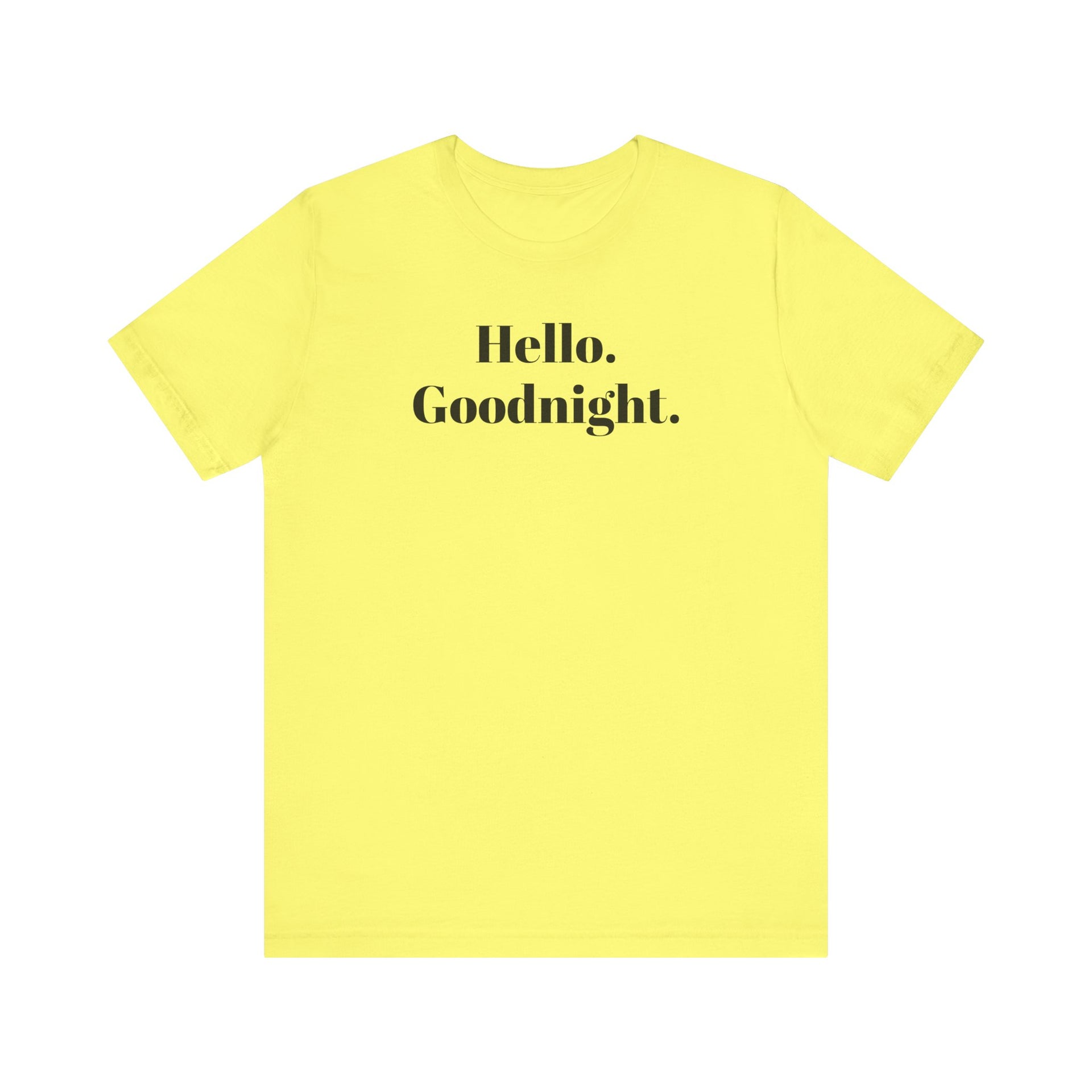 T-Shirt Hello Goodnight Carribean Greeting