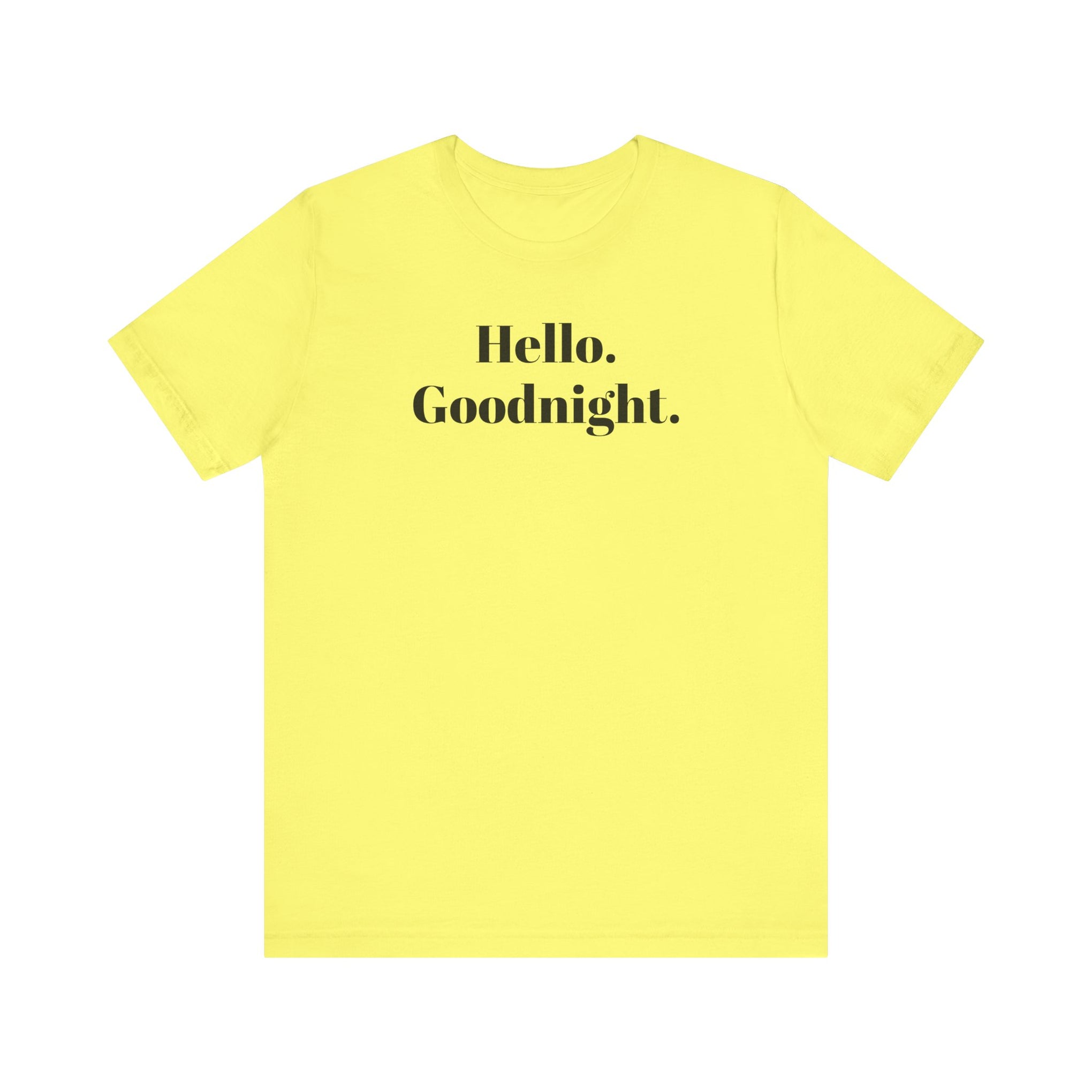 T-Shirt Hello Goodnight Carribean Greeting