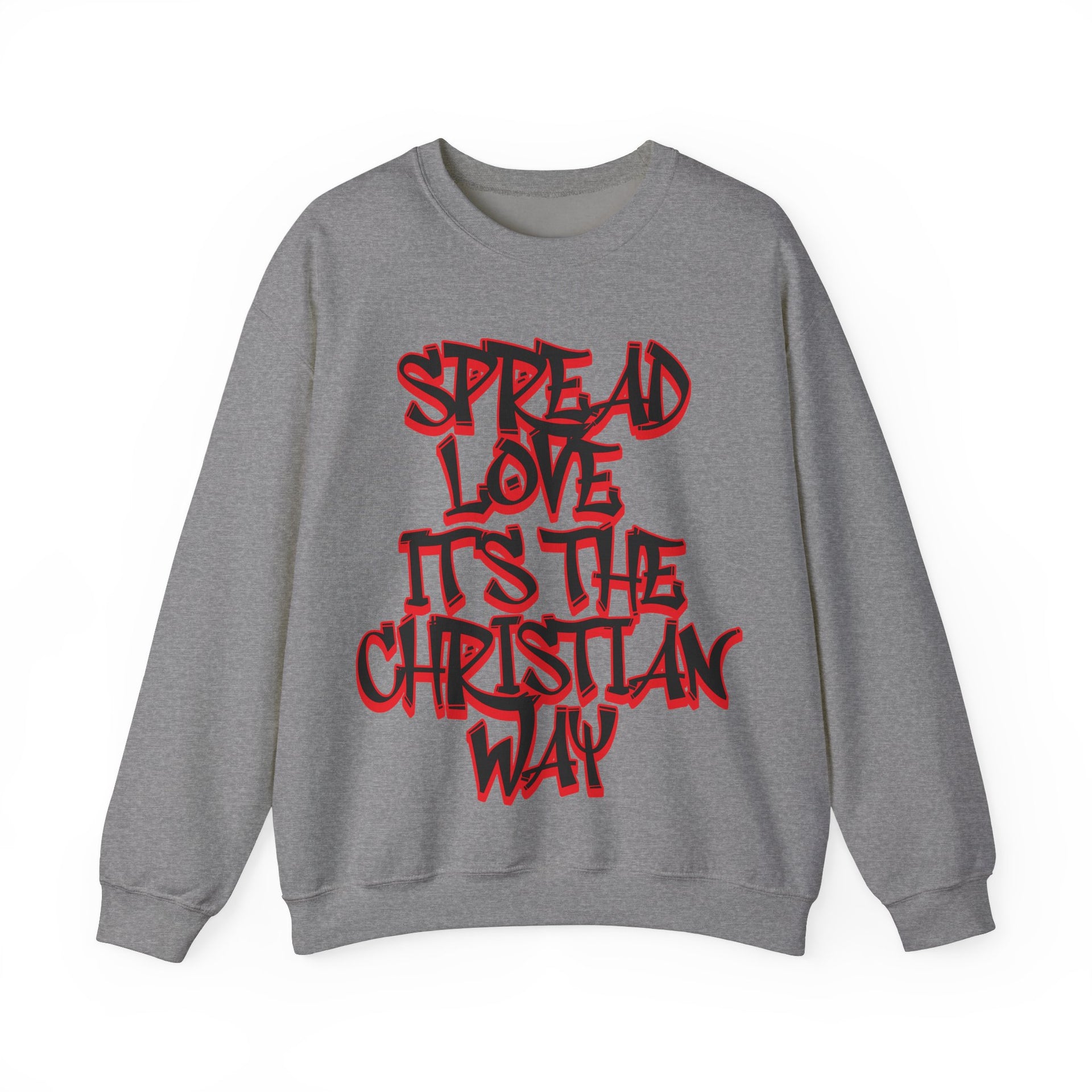 Spread Love Christian Sweatshirt | Unisex Heavy Blend Crewneck