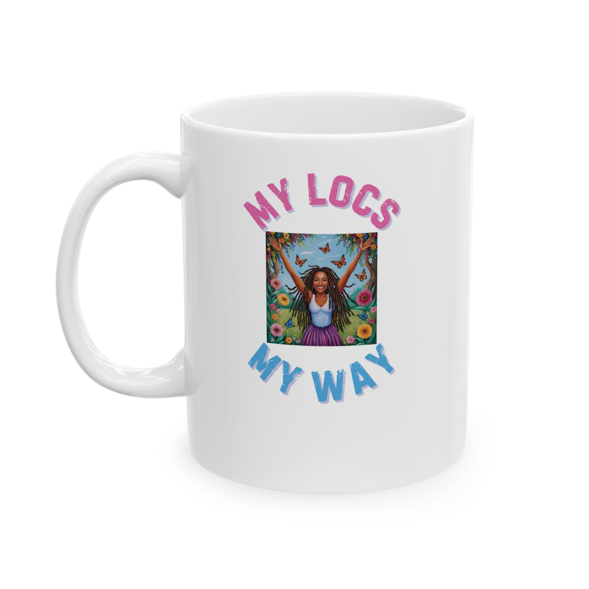 Loc Pride Colorful Custom Ceramic Mug - Perfect Gift for Coffee or Tea Lovers