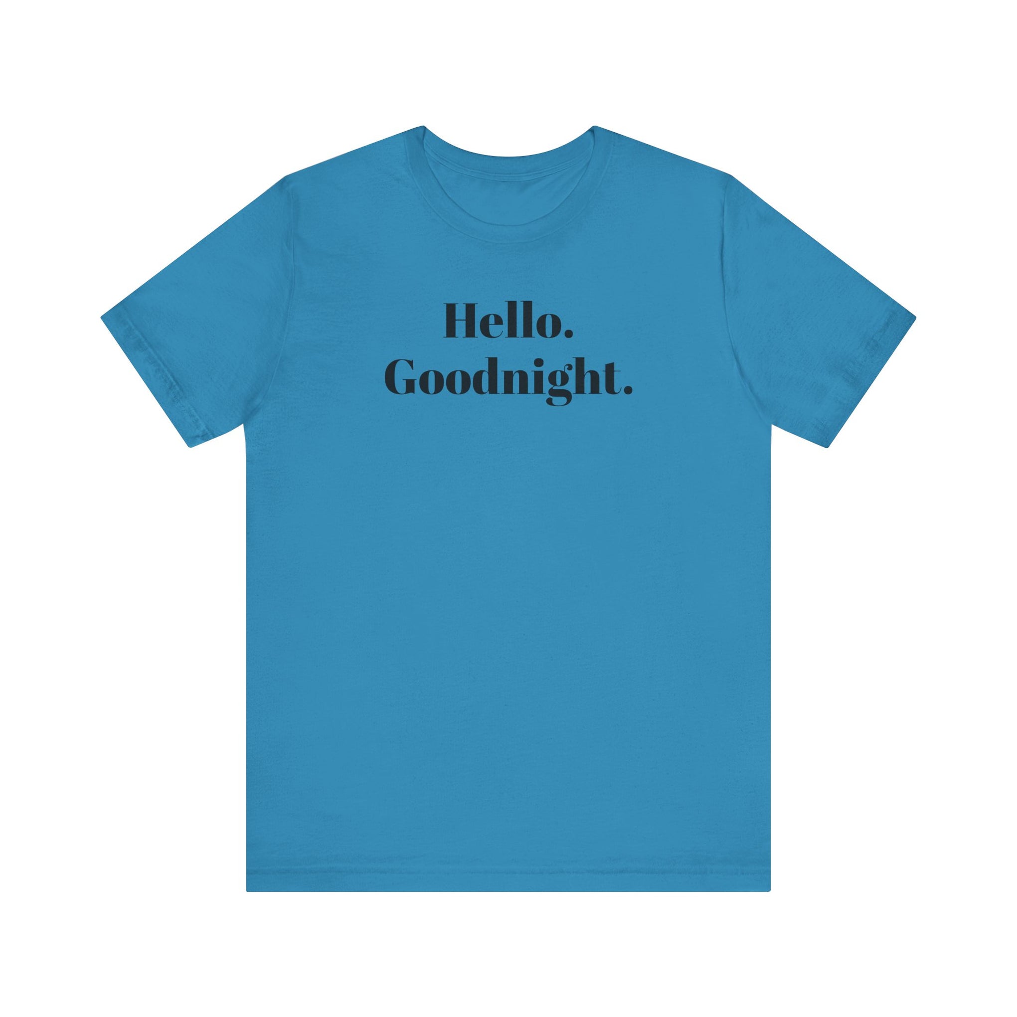 T-Shirt Hello Goodnight Carribean Greeting