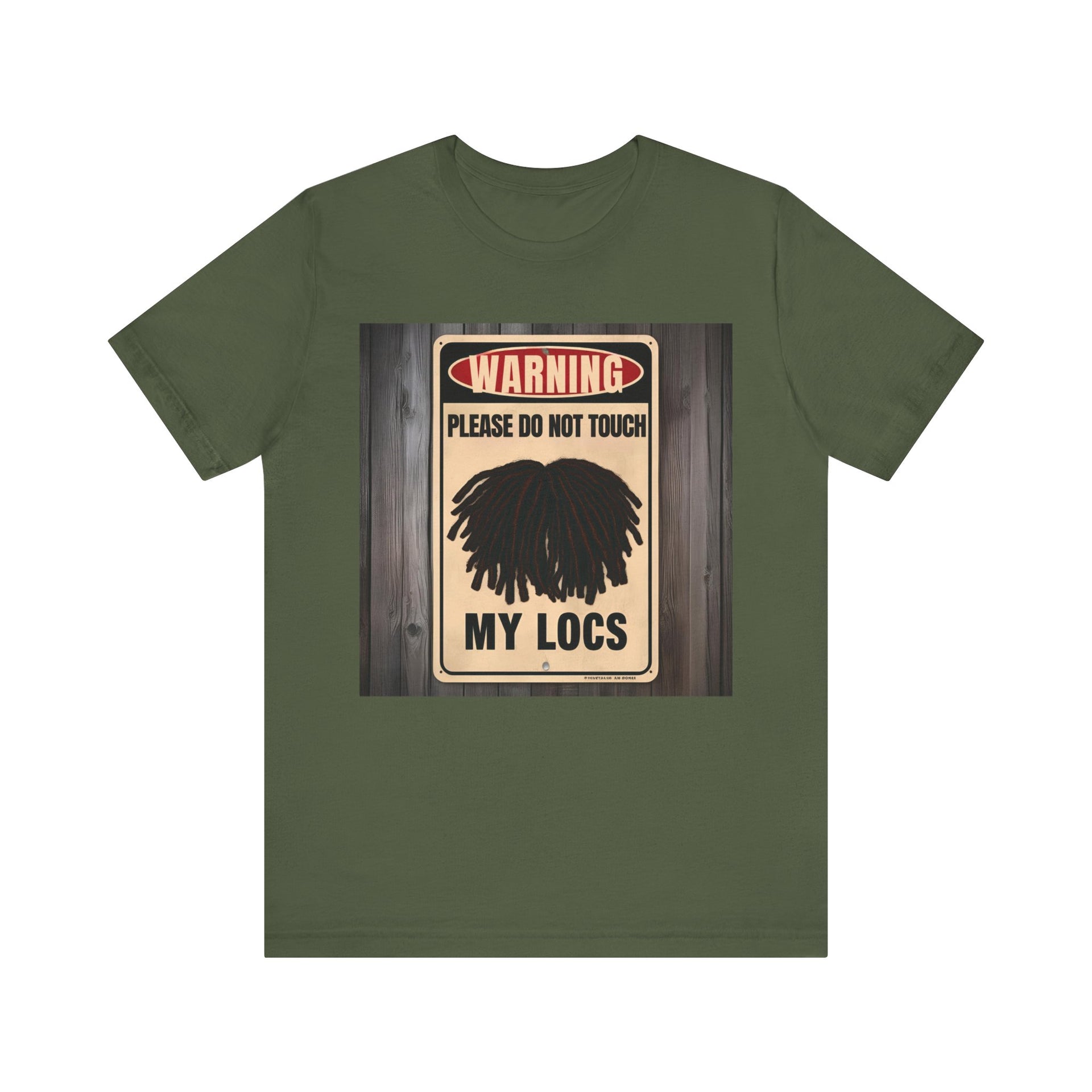 Do Not Touch Locs Warning Tee – Perfect for Dreadlock Lovers and Protective Style Enthusiasts