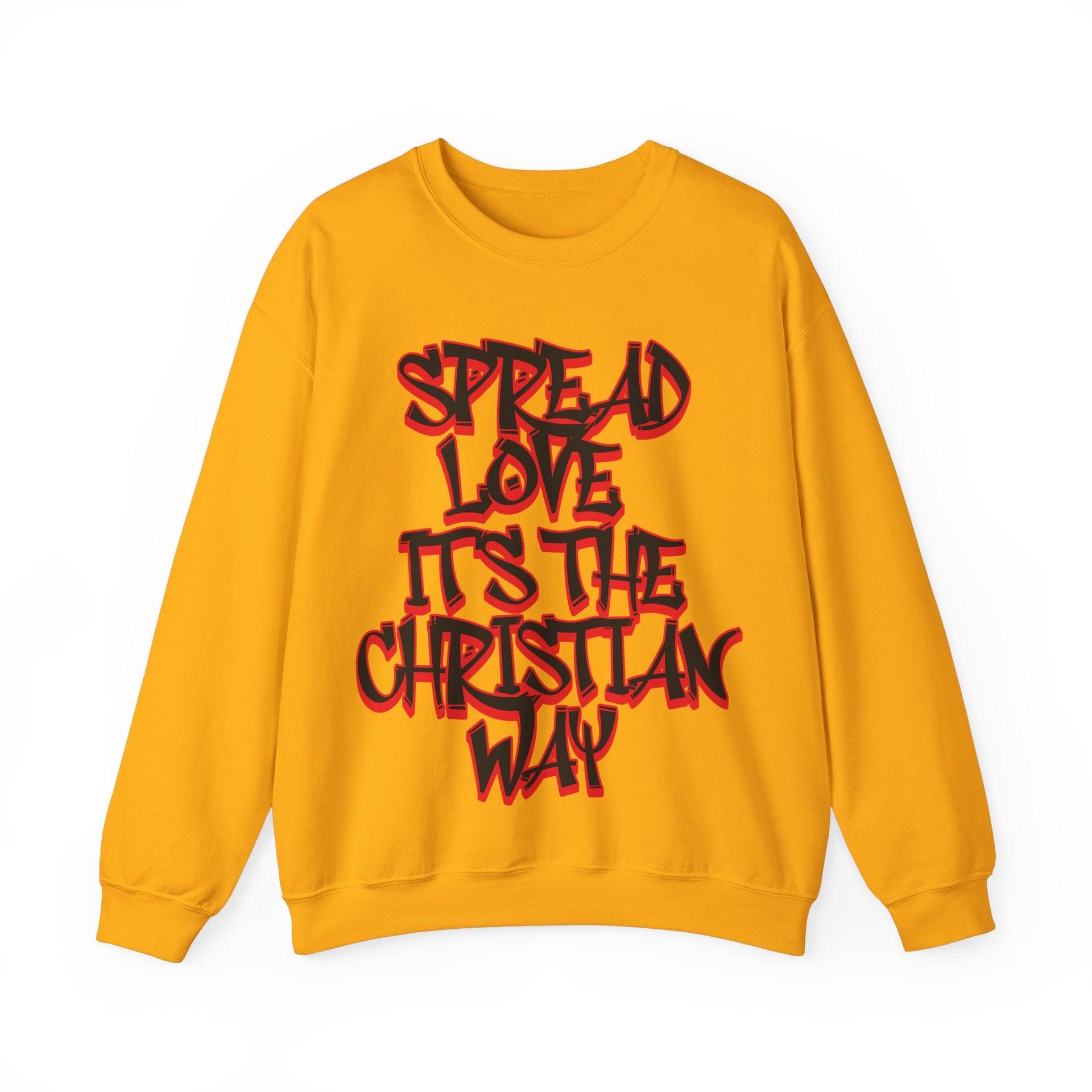 Spread Love Christian Sweatshirt | Unisex Heavy Blend Crewneck