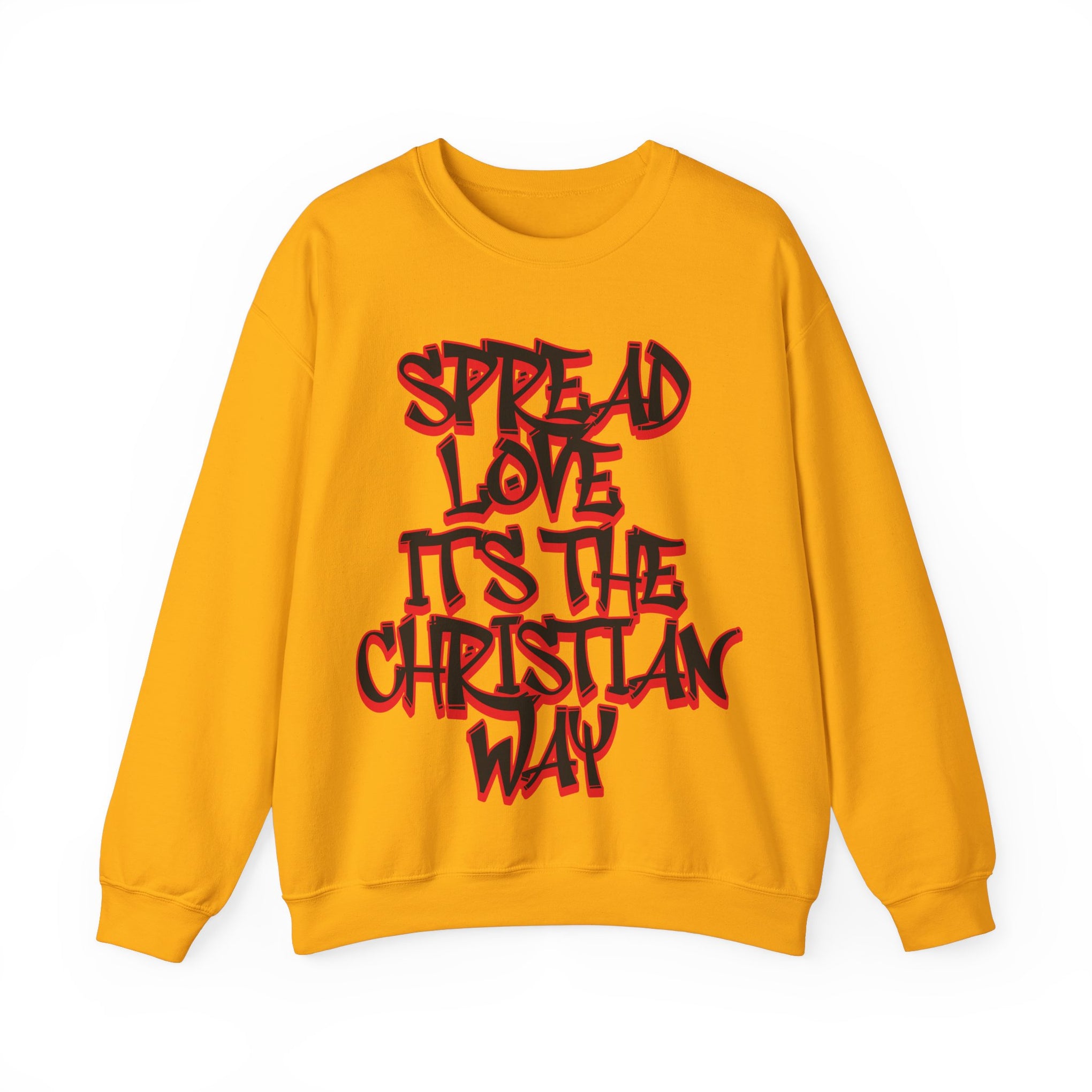 Spread Love Christian Sweatshirt | Unisex Heavy Blend Crewneck