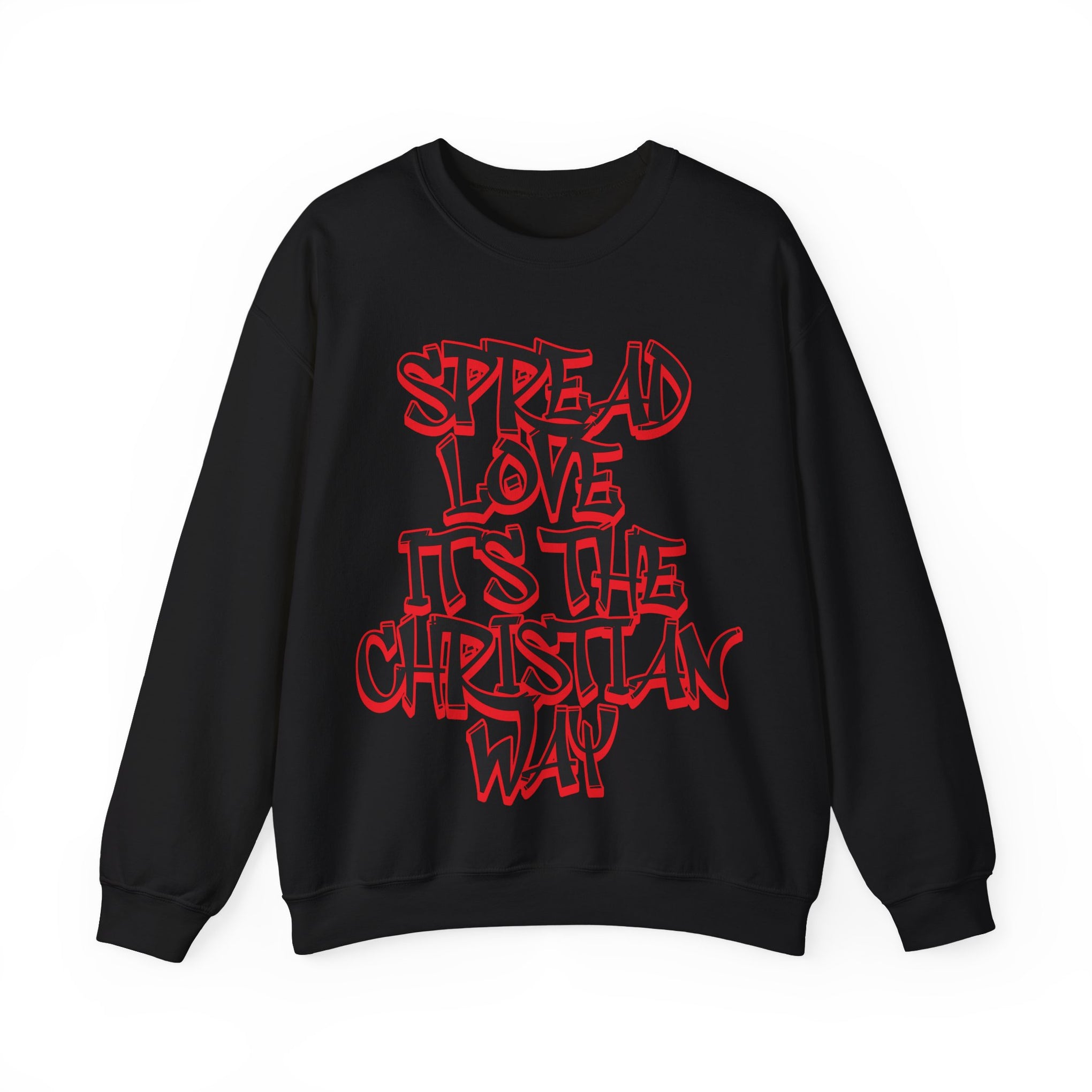 Spread Love Christian Sweatshirt | Unisex Heavy Blend Crewneck