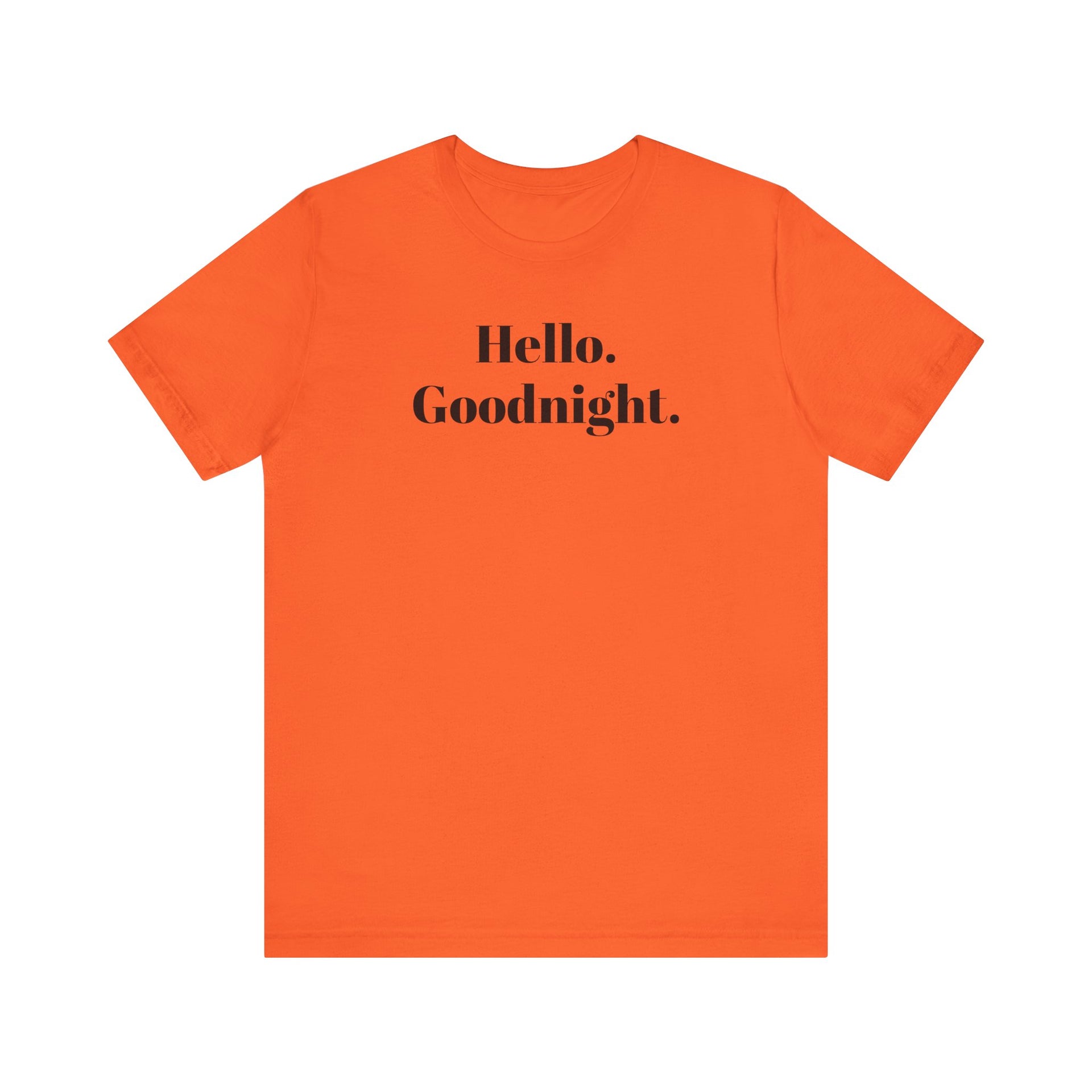 T-Shirt Hello Goodnight Carribean Greeting