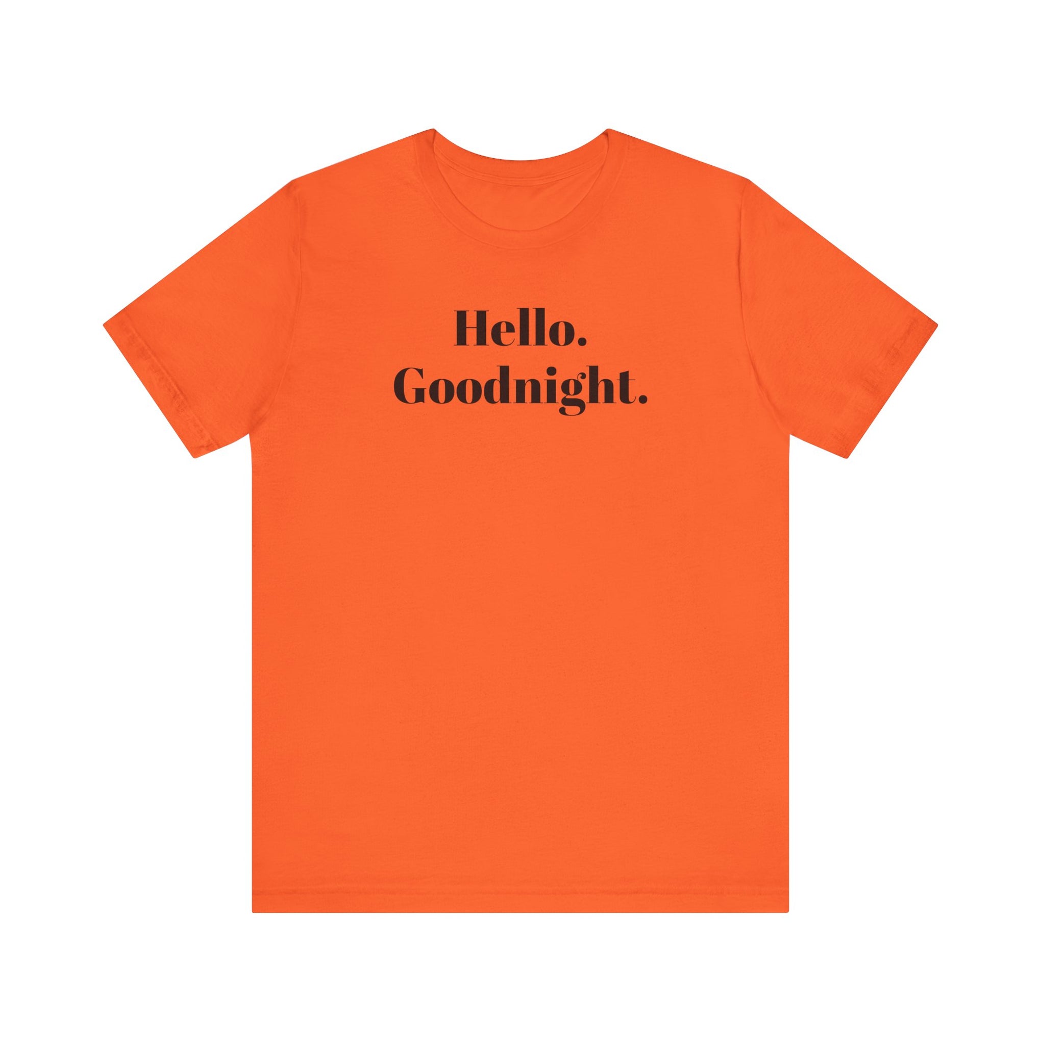T-Shirt Hello Goodnight Carribean Greeting