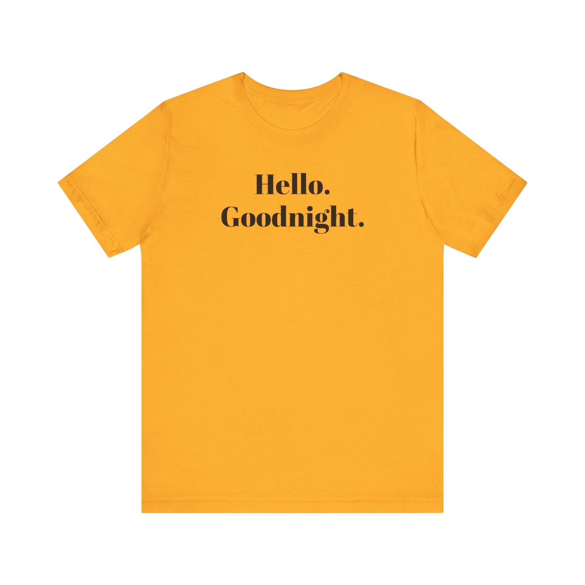 T-Shirt Hello Goodnight Carribean Greeting