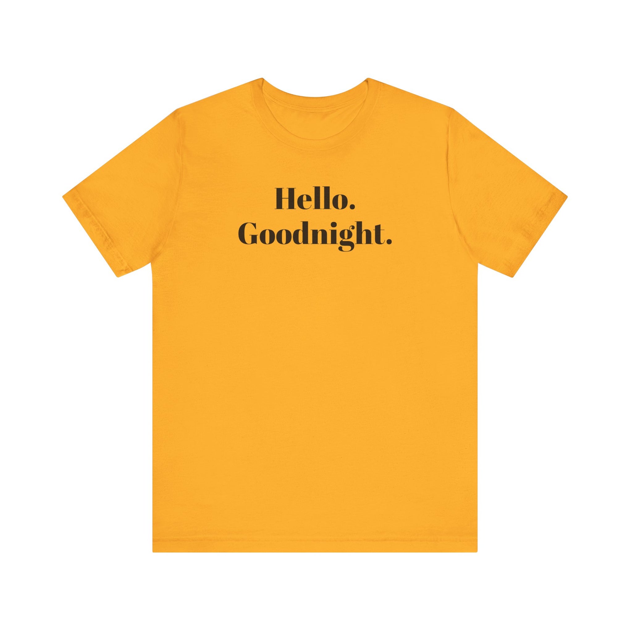 T-Shirt Hello Goodnight Carribean Greeting