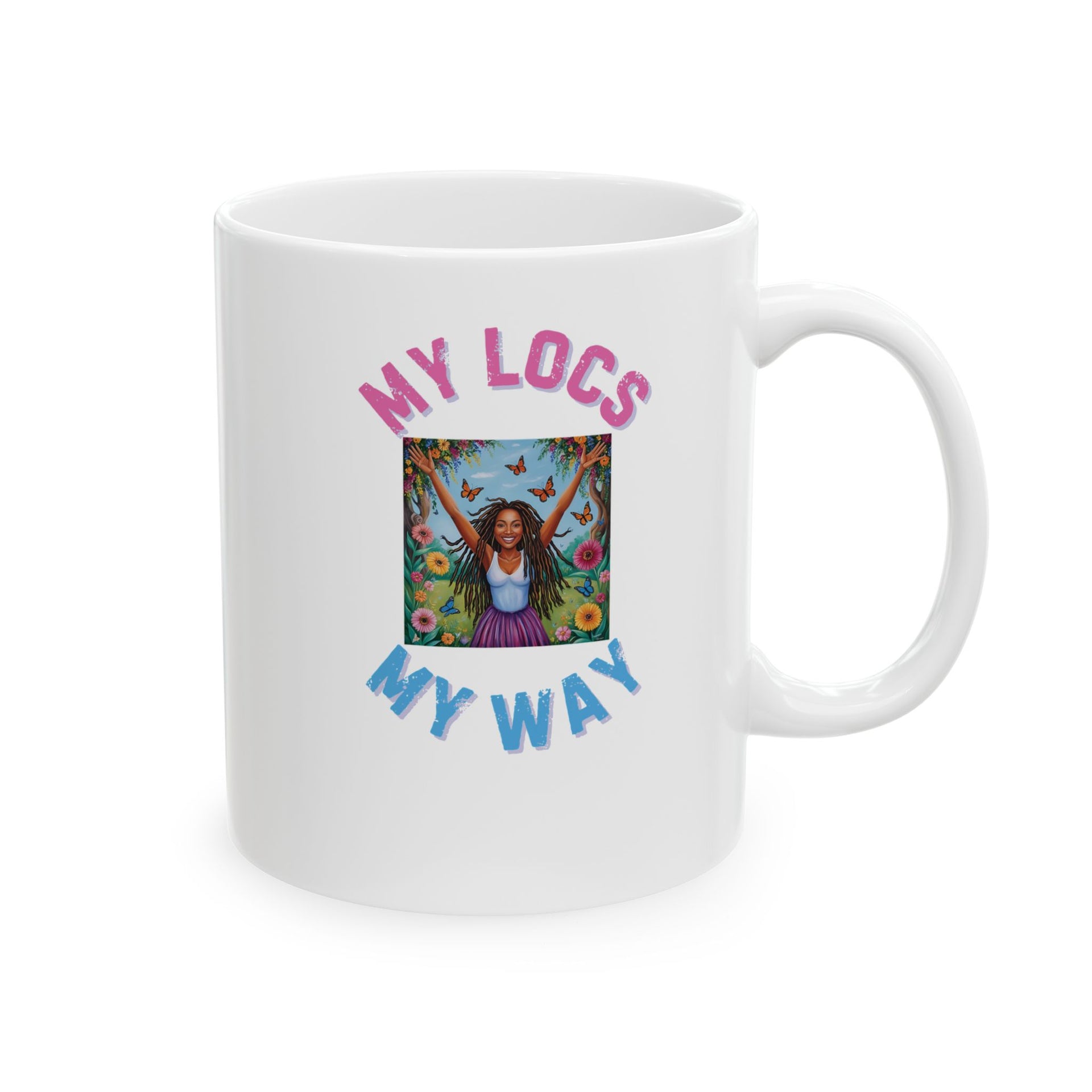 Loc Pride Colorful Custom Ceramic Mug - Perfect Gift for Coffee or Tea Lovers