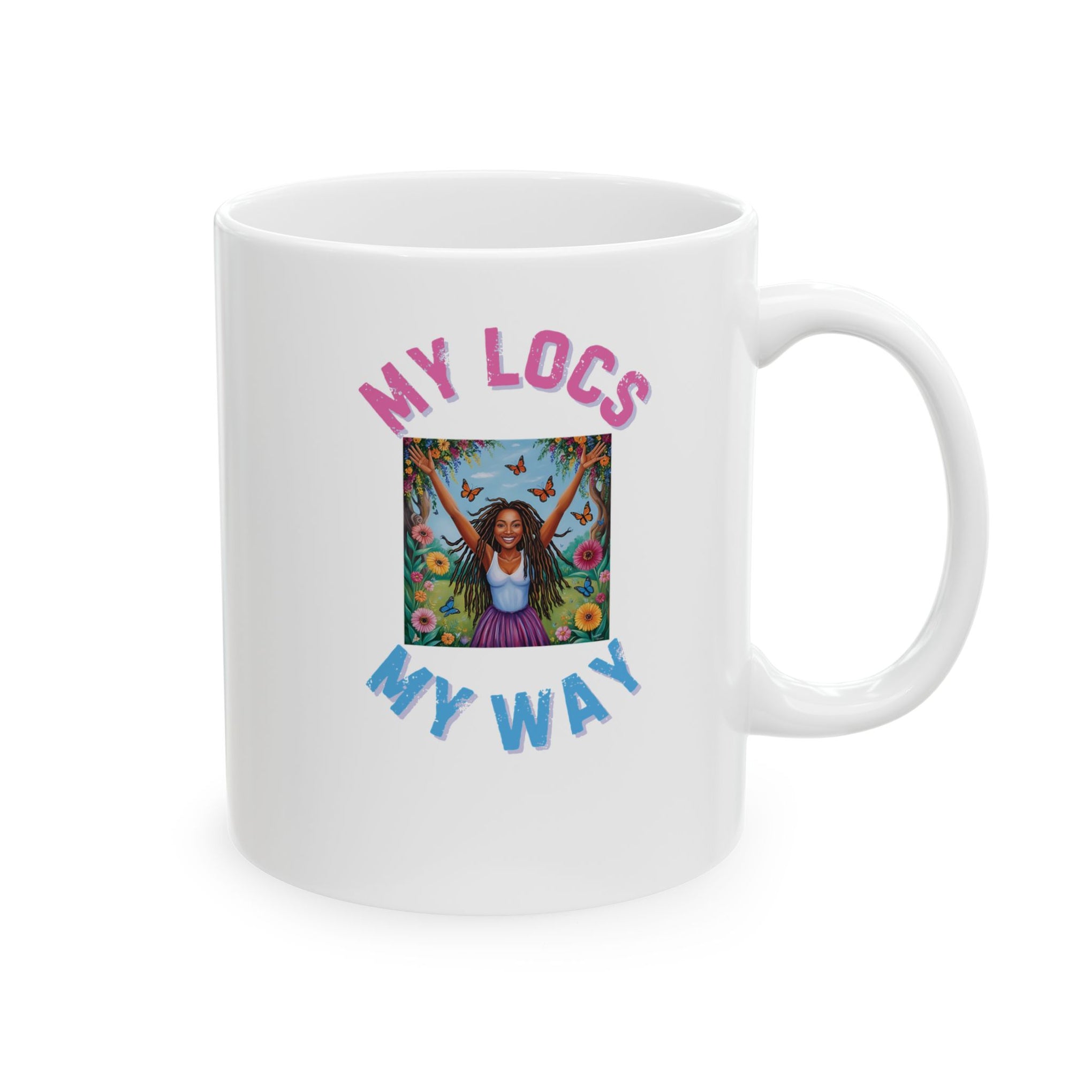 Loc Pride Colorful Custom Ceramic Mug - Perfect Gift for Coffee or Tea Lovers