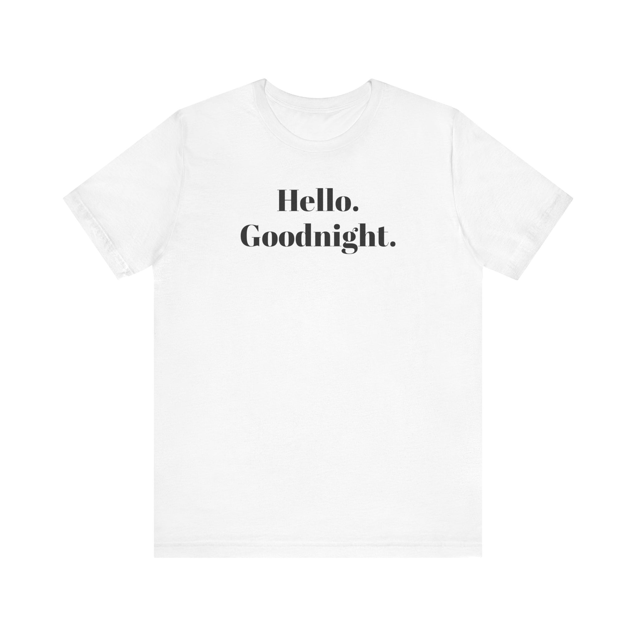 T-Shirt Hello Goodnight Carribean Greeting
